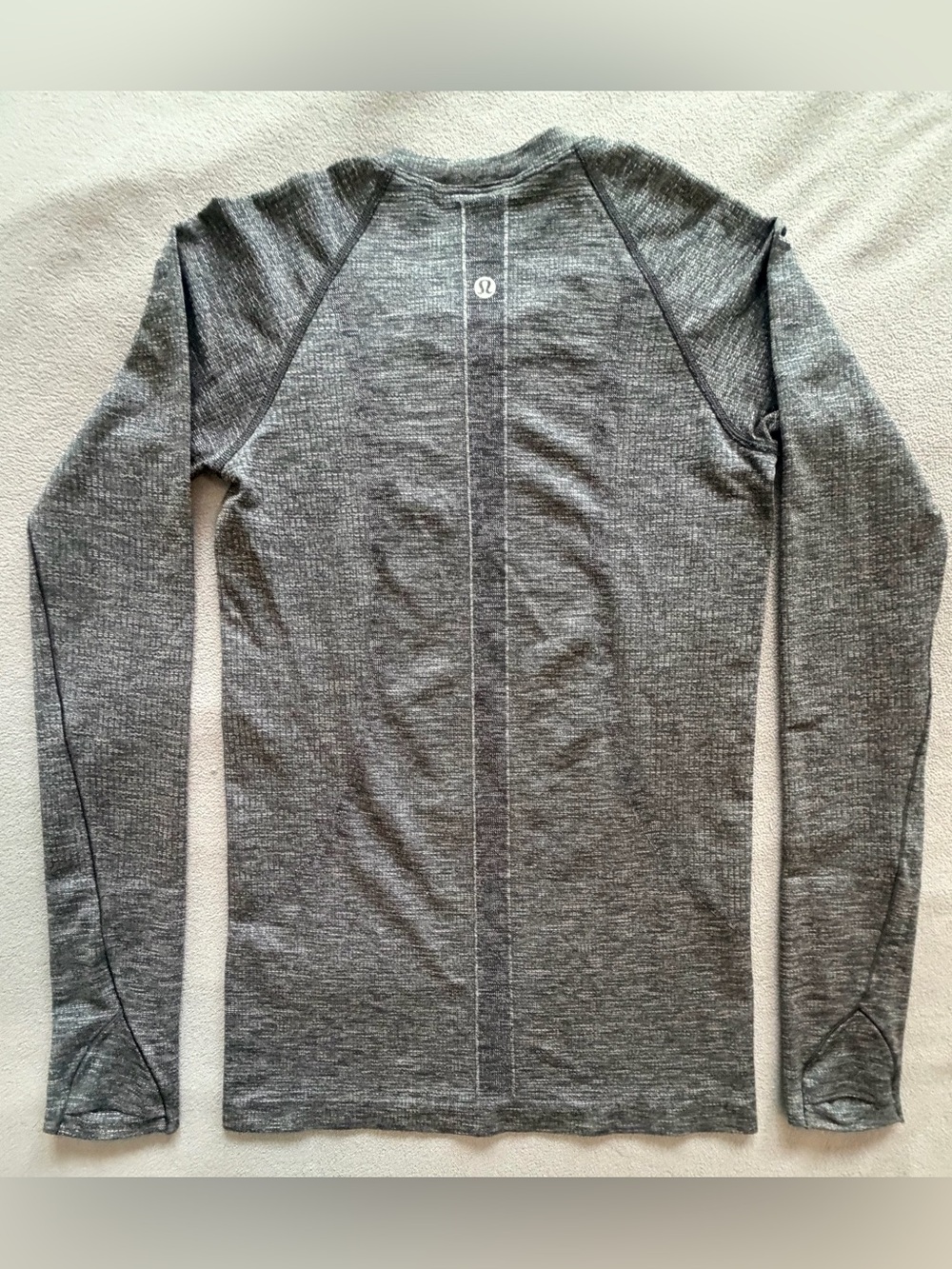 Lululemon - Swiftly Tech Long Sleeve - Dark Heather Grey - Size 2